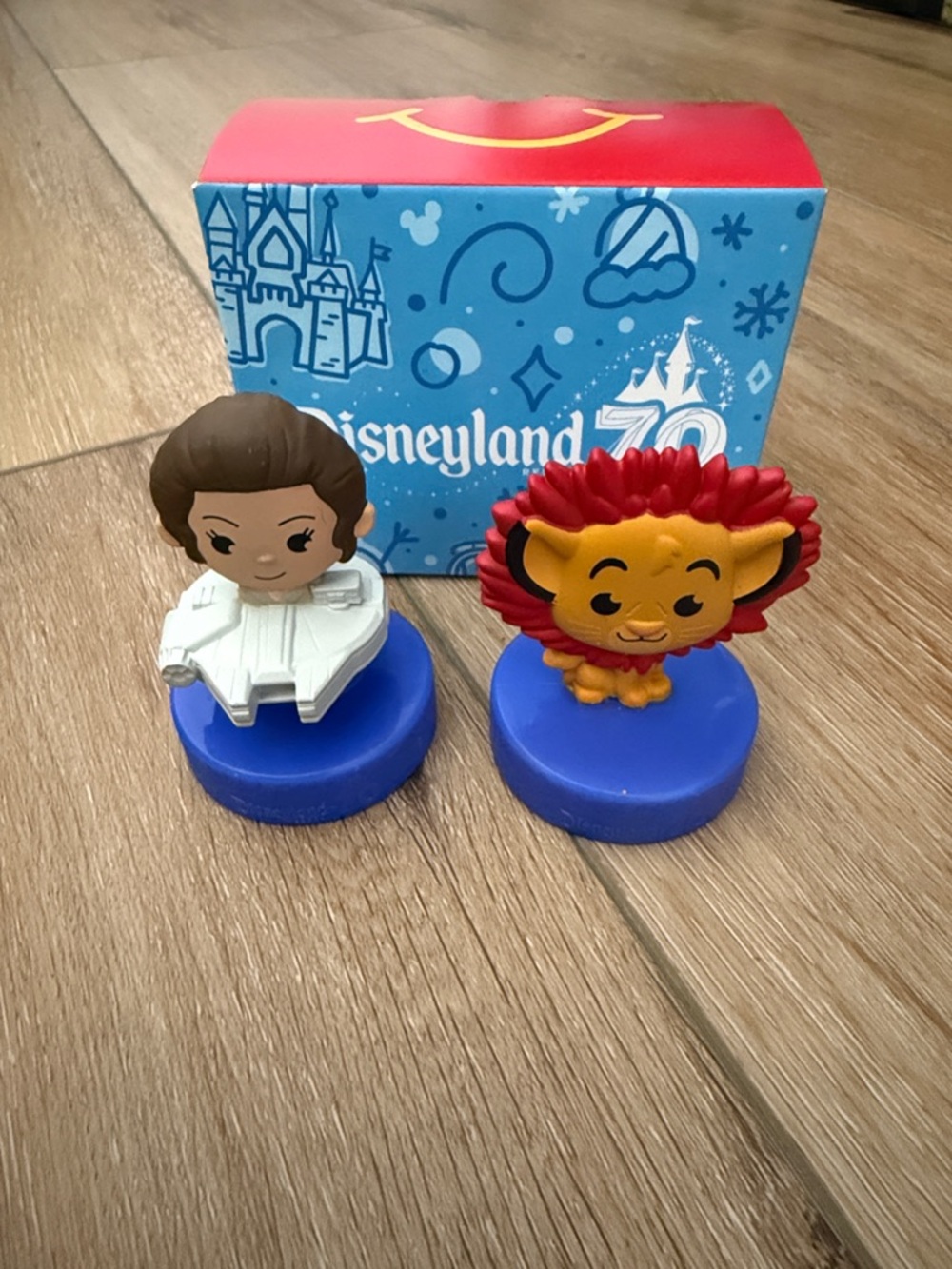 McDonald’s Disneyland 70th Anniversary Toys - Rey and Simba